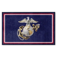 Load image into Gallery viewer, U.S. Marines 4&#39; x 6&#39; Plush Rug*