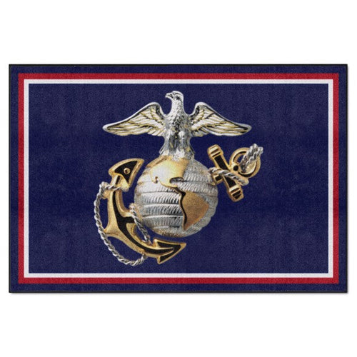 U.S. Marines 5' X 8' Plush Rug*