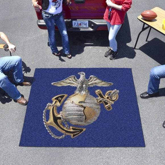 U.S. Marines Tailgater Mat 5' X 6'