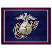 Load image into Gallery viewer, U.S. Marines 8&#39; X 10&#39; Plush Rug (EGA)*