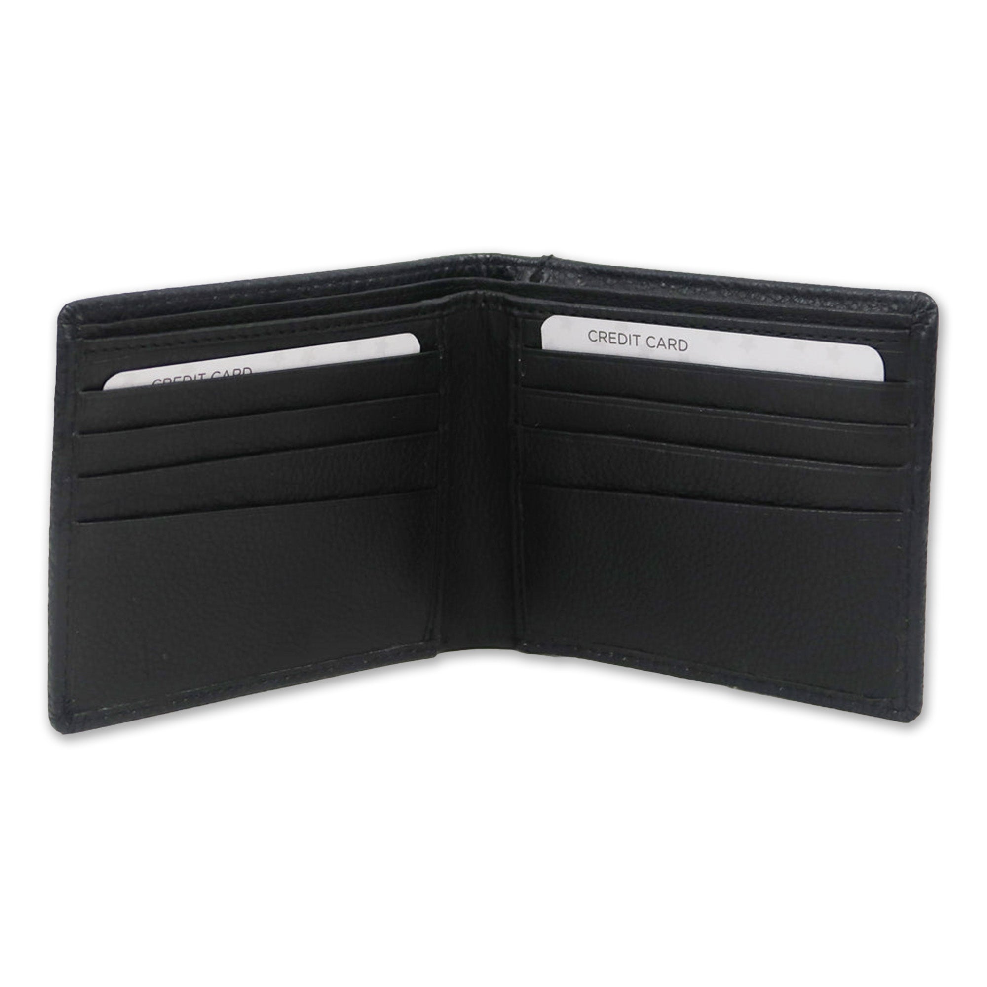 Marines Seal Medallion Bifold Wallet (Black)