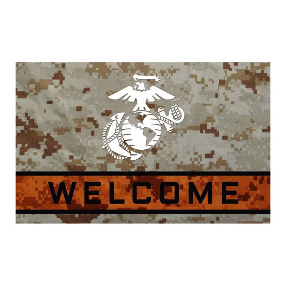 U.S. Marines Crumb Rubber Door Mat