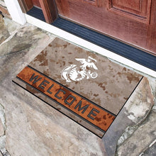 Load image into Gallery viewer, U.S. Marines Crumb Rubber Door Mat