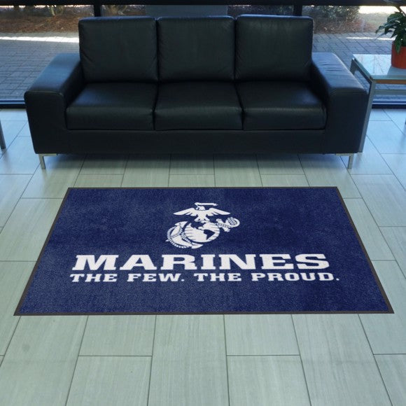 U.S. Marines 4X6 Logo Mat - Landscape*