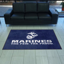 Load image into Gallery viewer, U.S. Marines 4X6 Logo Mat - Landscape