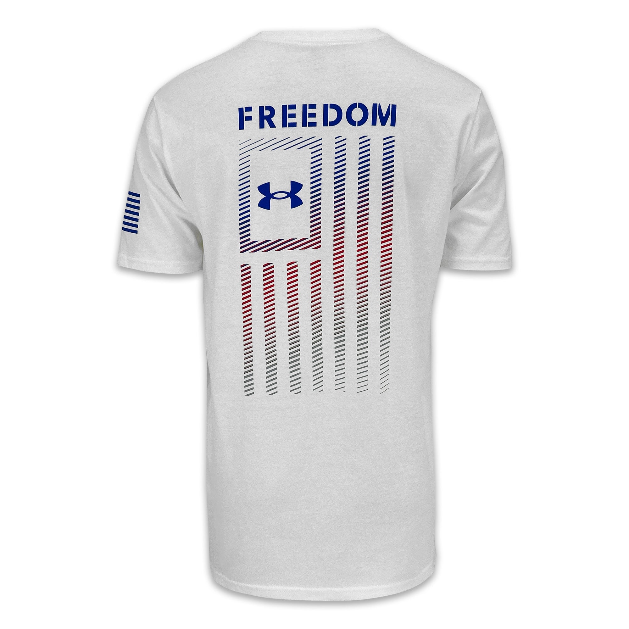 Under Armour Freedom Flag Gradient T-Shirt (White)