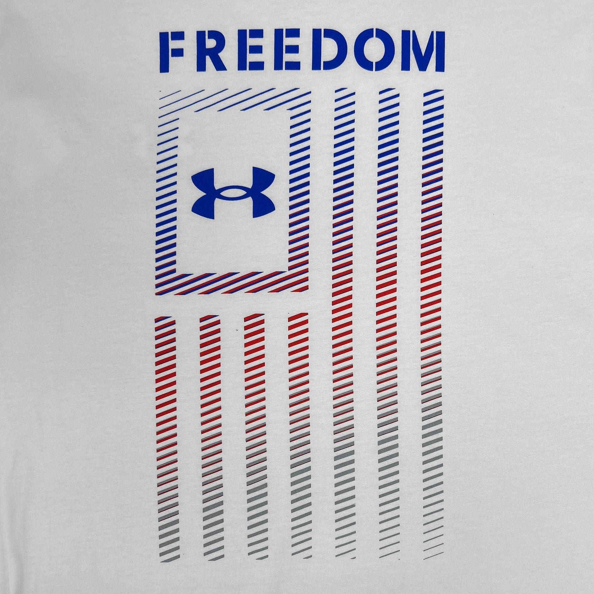 Under Armour Freedom Flag Gradient T-Shirt (White)