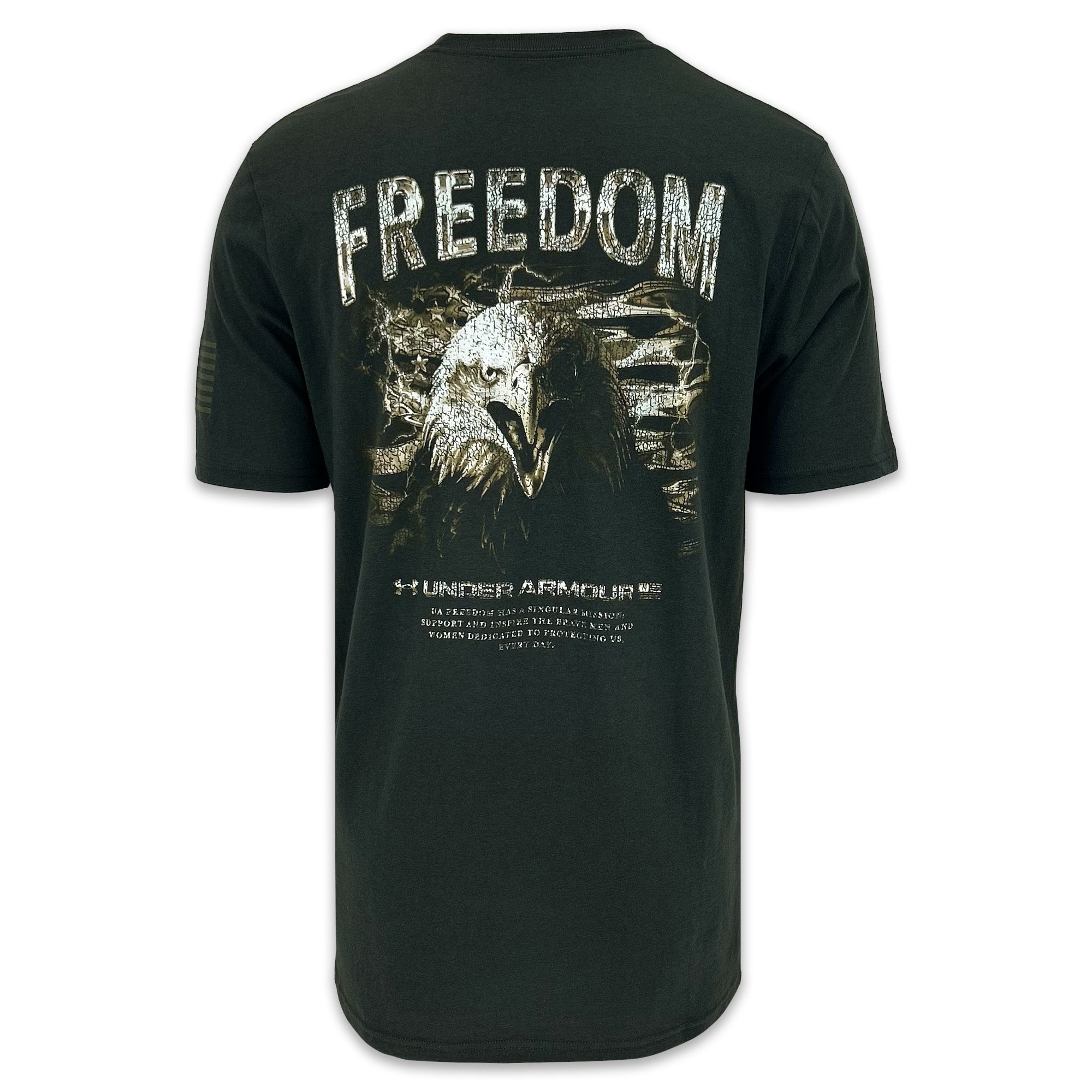 Under Armour Freedom Eagle Flag T-Shirt (OD Green)