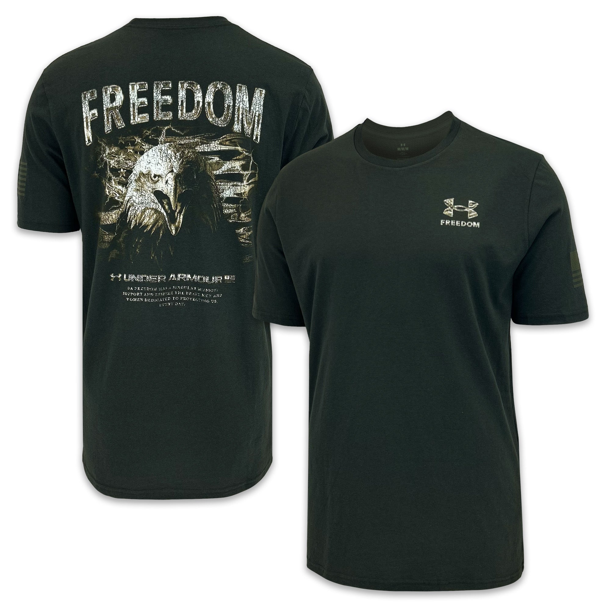 Under Armour Freedom Eagle Flag T-Shirt (OD Green)