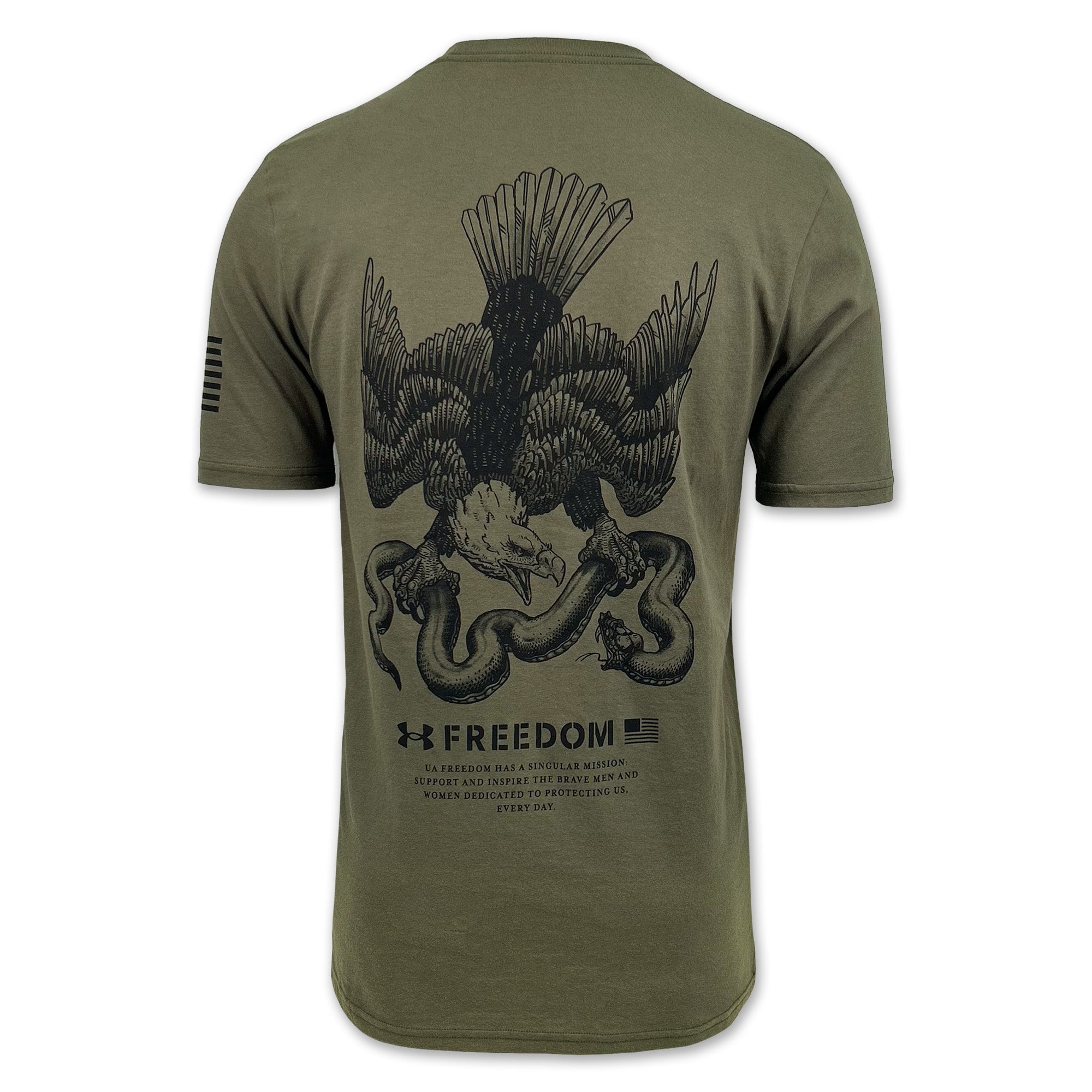 Under Armour Freedom Military T-Shirt (OD Green)