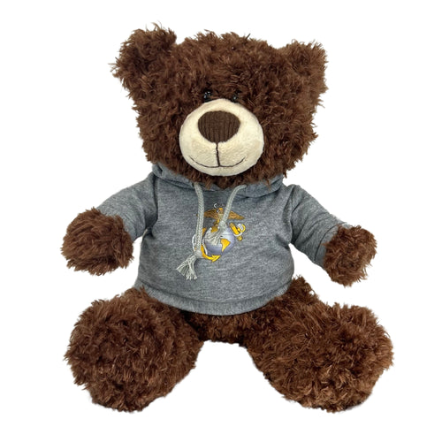 USMC EGA Frizzy Bear (Grey Hood)