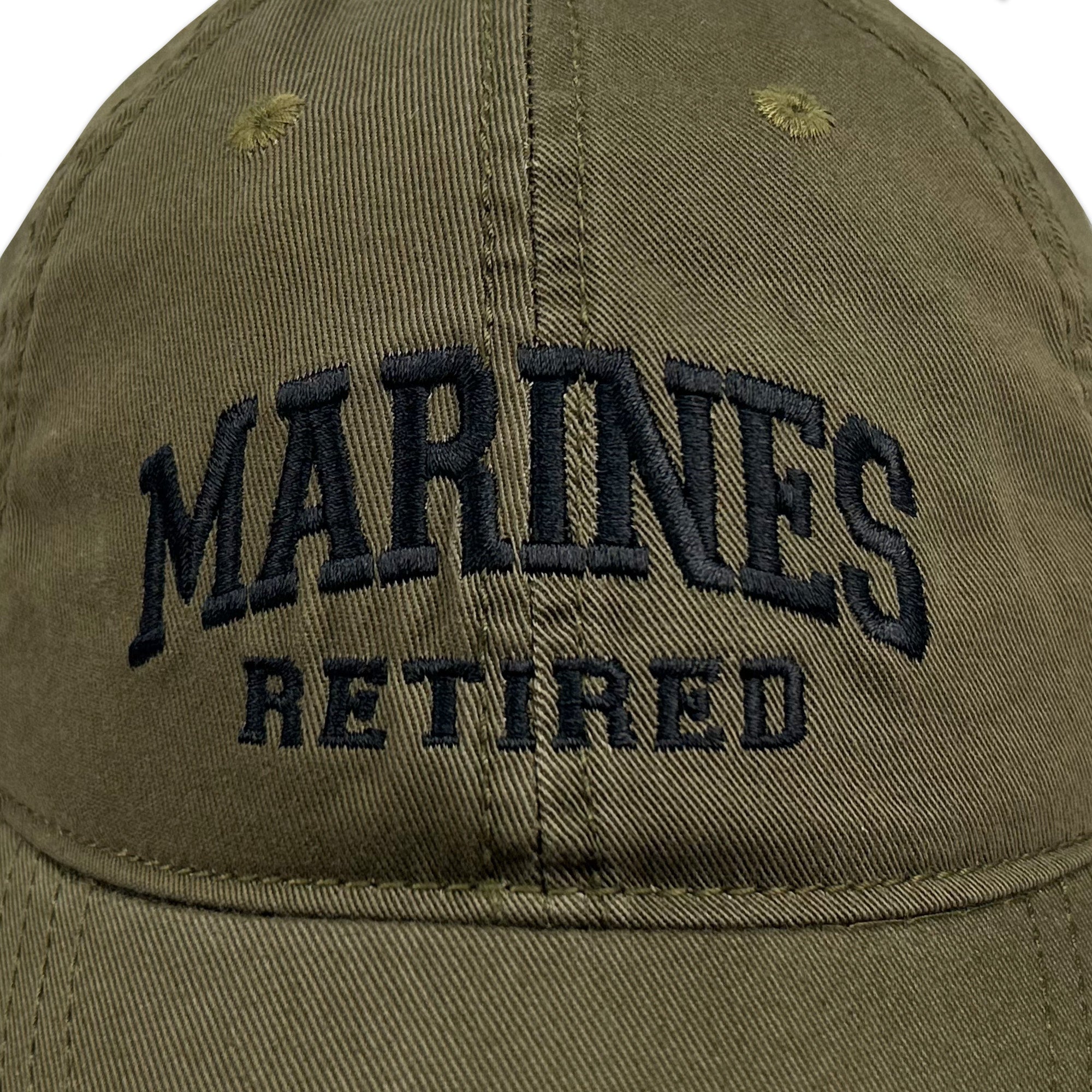 Marines Retired Relaxed Twill Hat (Olive)