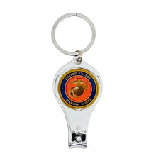 Load image into Gallery viewer, USMC Keychain Nailclipper