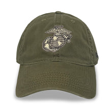 Load image into Gallery viewer, USMC EGA Twill Cap (Moss)