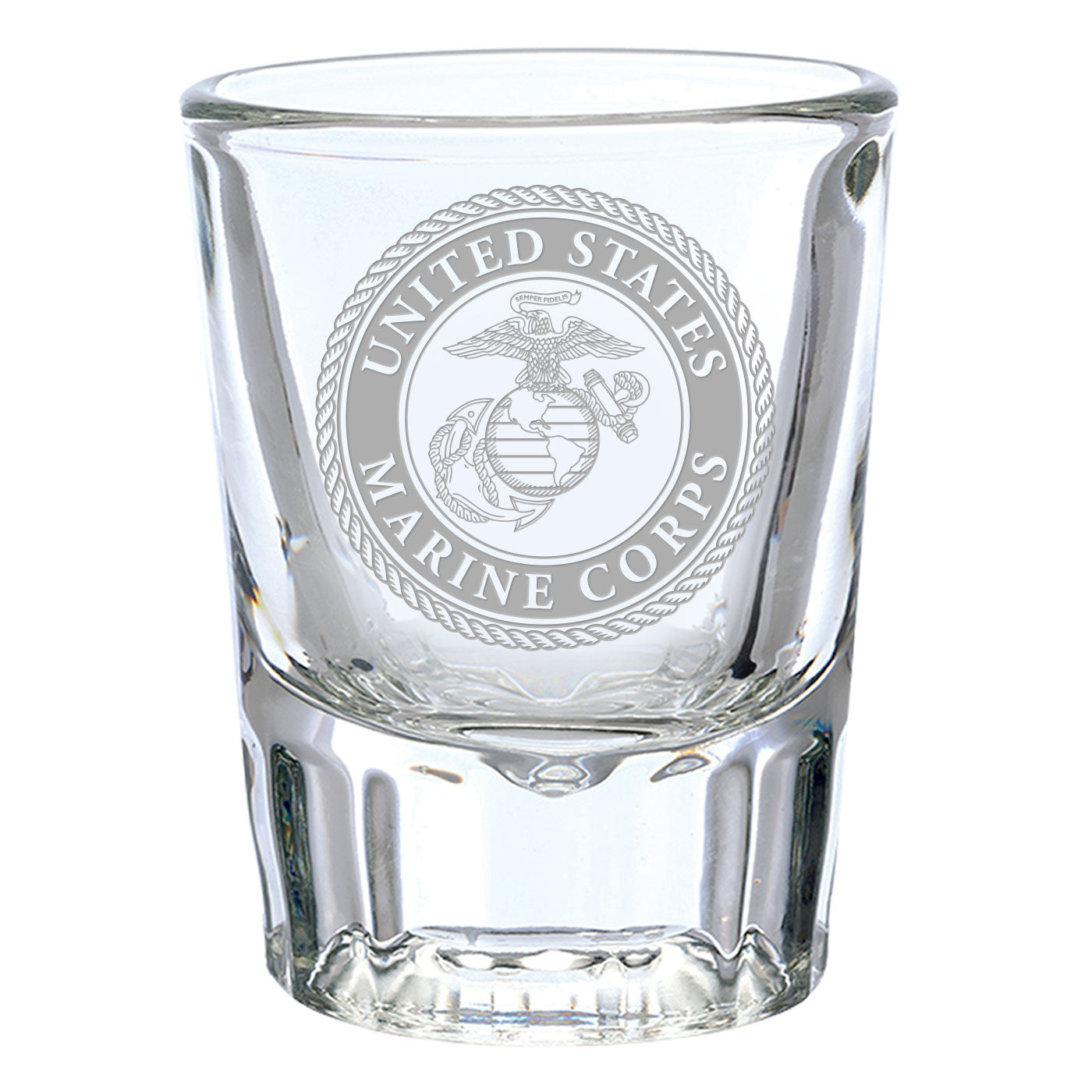 USMC Seal 2oz Shot Glass