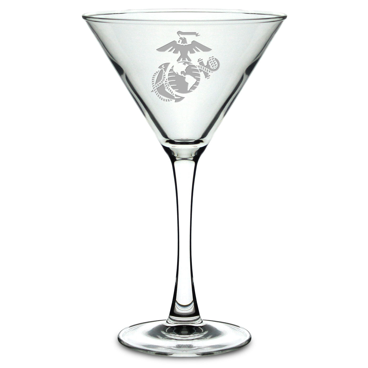 Marines EGA 10oz Martini Glass*