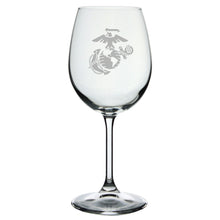 Load image into Gallery viewer, US Marines 16oz Wine Glass