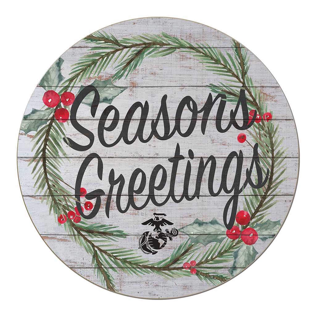 USMC Seasonal Indoor Circle Sign (20x20)