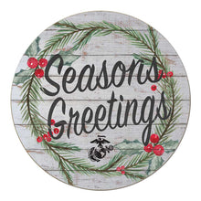 Load image into Gallery viewer, USMC Seasonal Indoor Circle Sign (20x20)