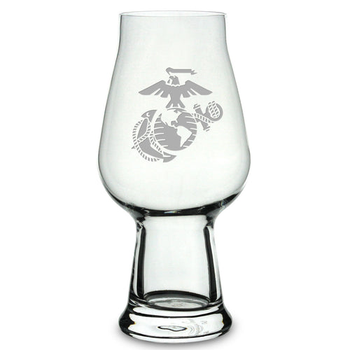 US Marines 18.25oz Luigi Bormioli IPA Beer Glass*