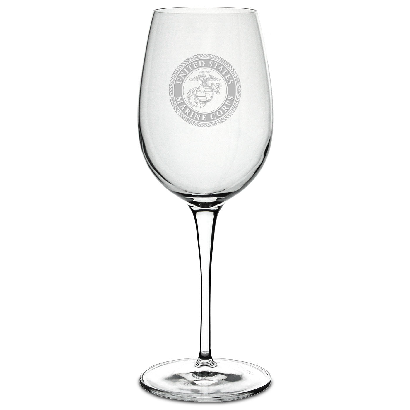 Marines Seal Luigi Bormioli 12oz White Wine Glass