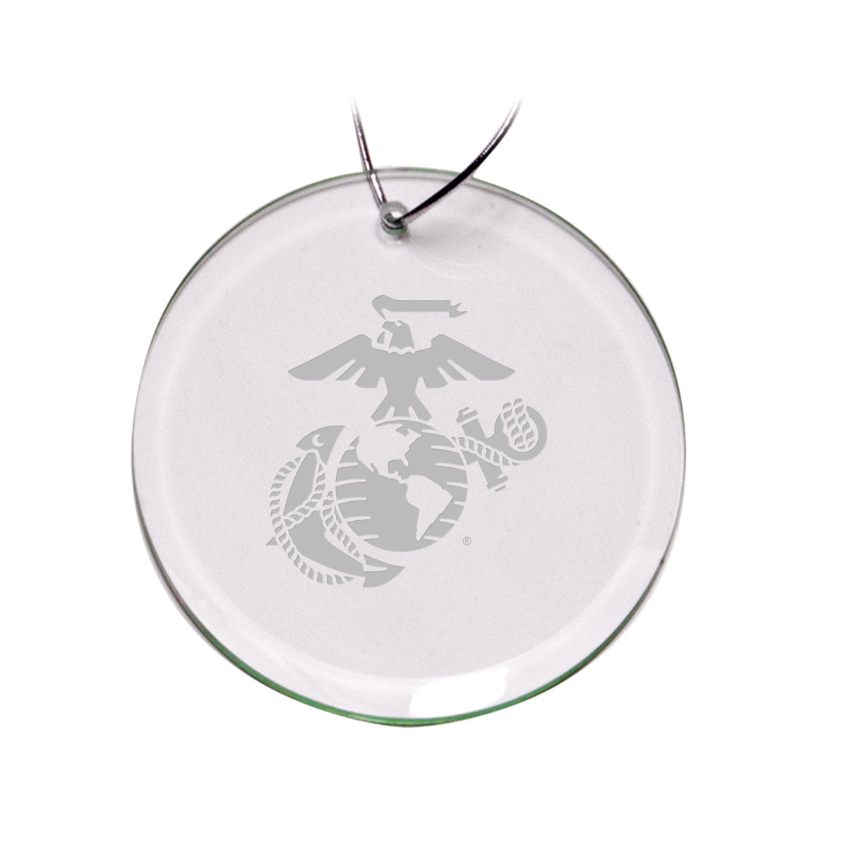 3" Marines D Round Ornament