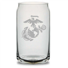 Load image into Gallery viewer, US Marines 16oz Beer Can Glass*