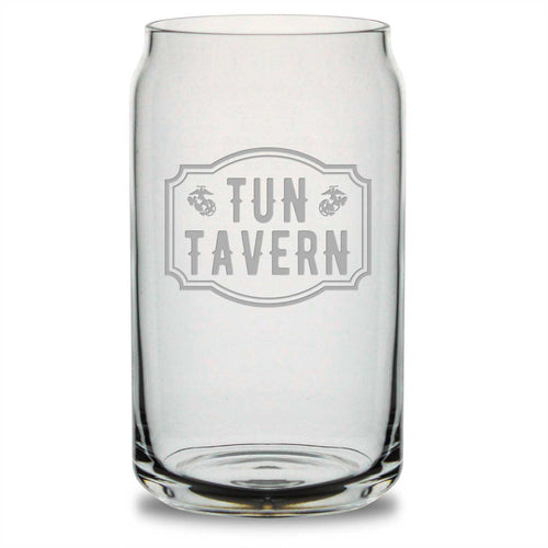 Tun Tavern 16oz Beer Can Glass*