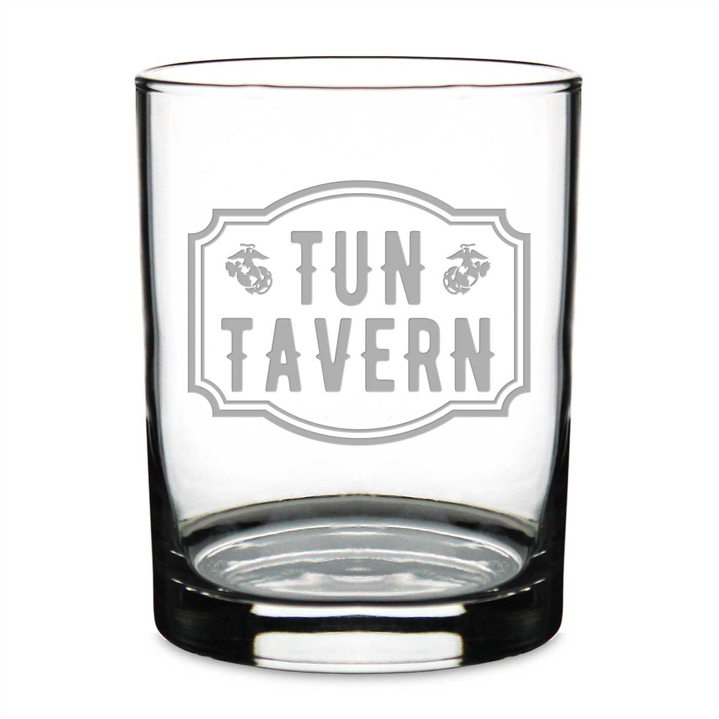 Tun Tavern Double Old Fashion Glass*