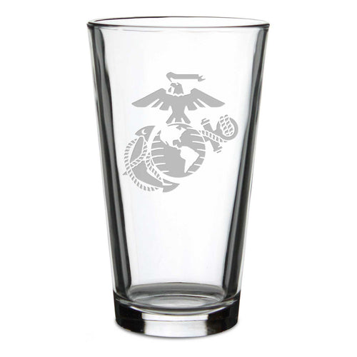 US Marines 16oz Pub Glass