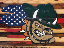 Load image into Gallery viewer, Devil Dogs Barnwood Flag Sign*