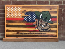 Load image into Gallery viewer, Devil Dogs Barnwood Flag Sign*