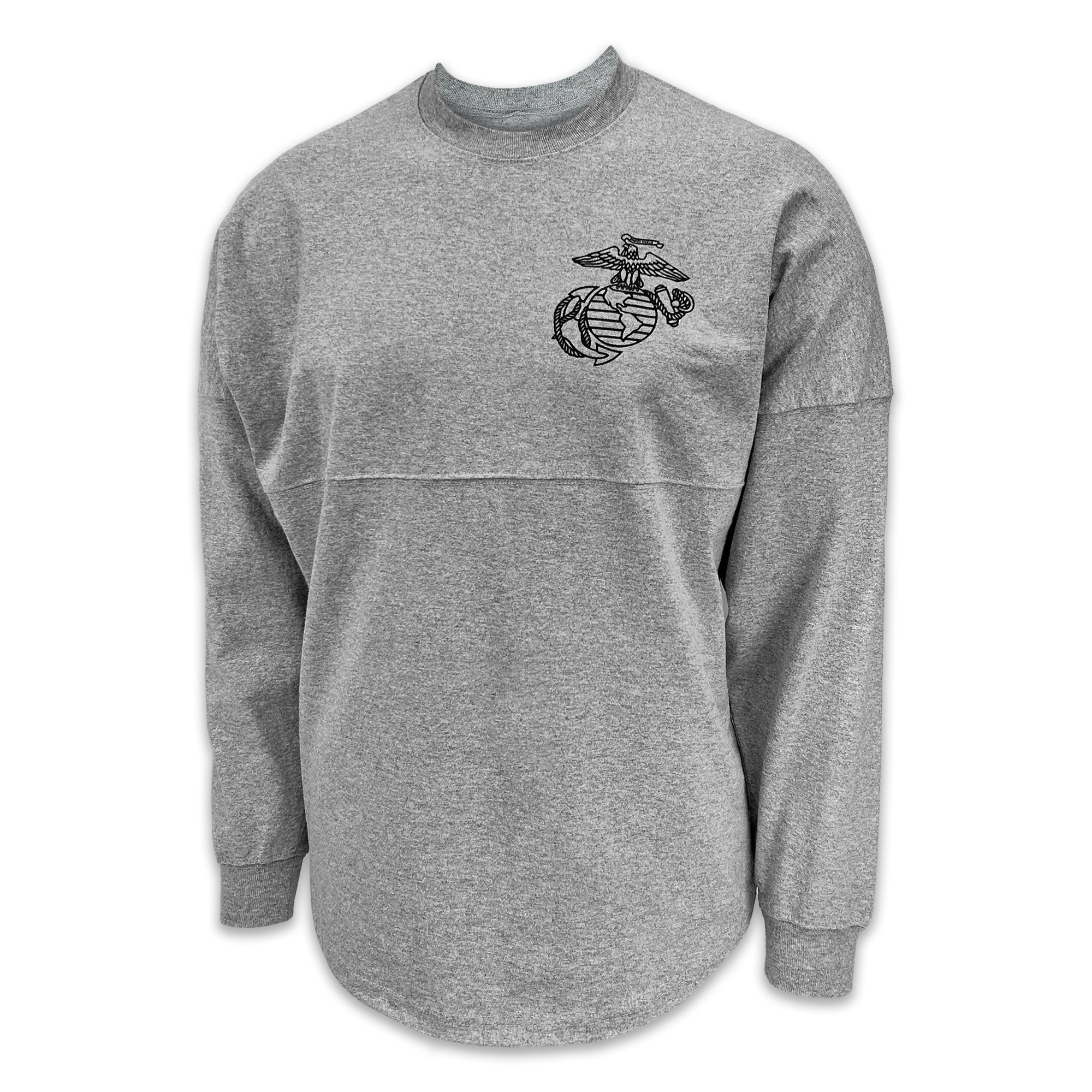 Marines EGA Original Crew Neck Spirit Jersey (Heather Grey)