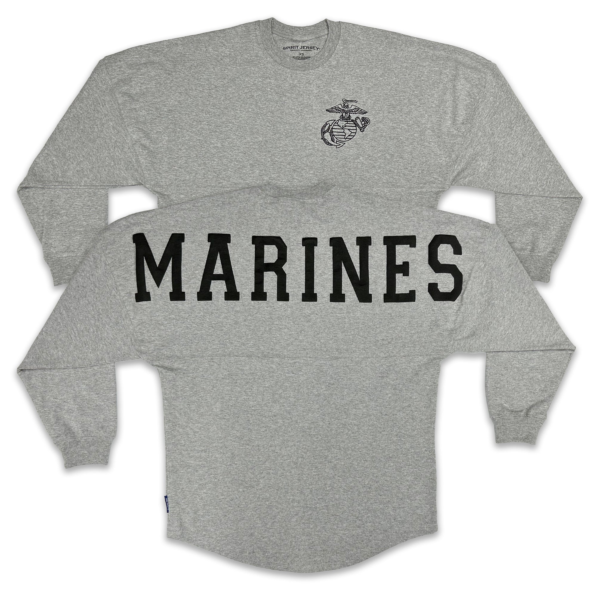 Marines EGA Original Crew Neck Spirit Jersey (Heather Grey)