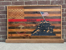 Load image into Gallery viewer, IWO JIMA Barnwood Flag (Large)*