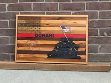 Load image into Gallery viewer, IWO JIMA Barnwood Flag (Small)*