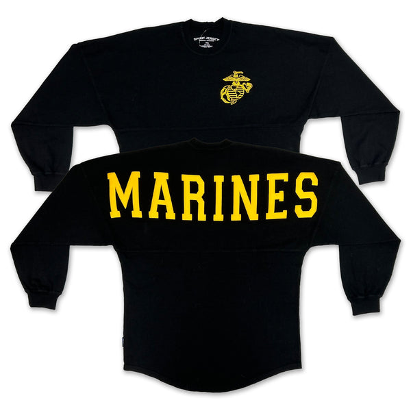 Marines EGA Original Crew Neck Spirit Jersey Black