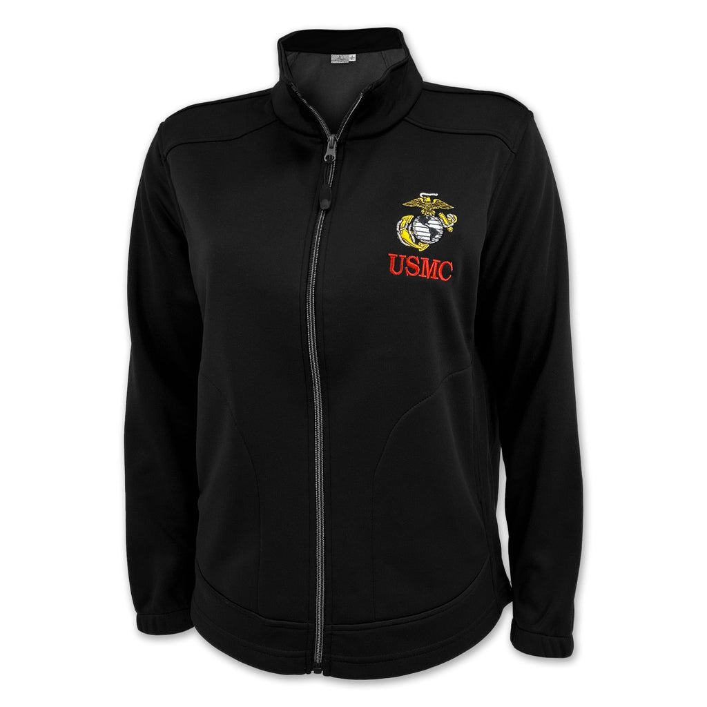 Ladies Embroidered EGA Soft Shell Jacket (Black)