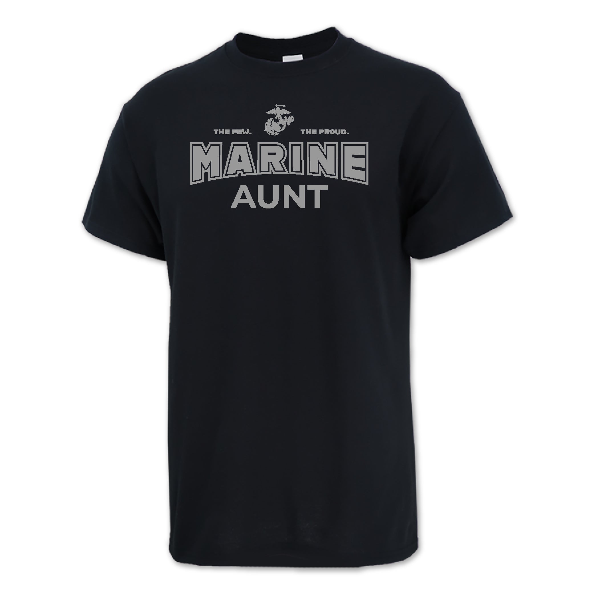 Marines Aunt T-Shirt (Black)