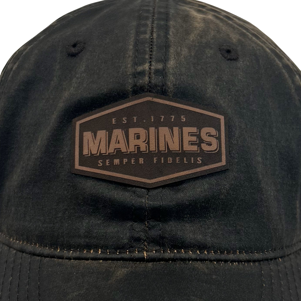 Marines Semper Fidelis Rugged Blend Relaxed Fit Hat (Brown)