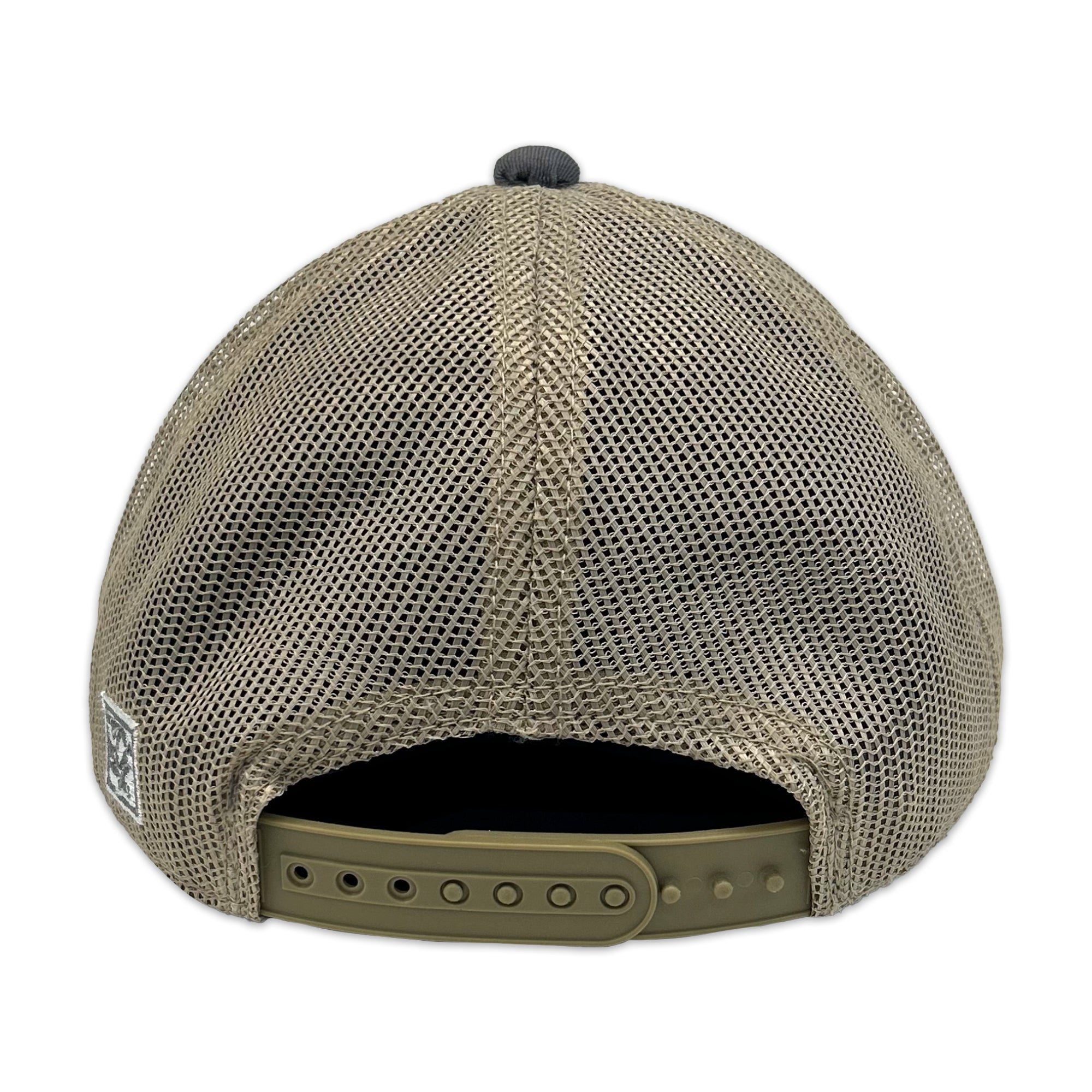 Marine Corps Banner Soft Mesh Snapback Hat (Charcoal)