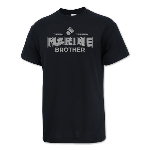 Marines Brother T-Shirt (Black)
