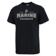 Load image into Gallery viewer, Marines Grandma T-Shirt (Black)