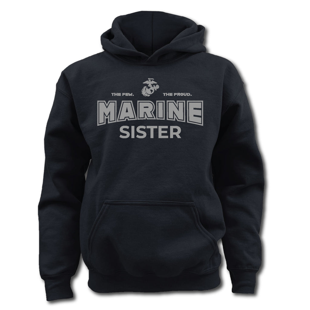 Marines Sister Youth Hood (Black)