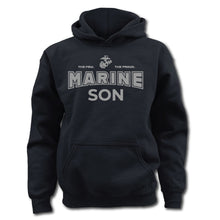 Load image into Gallery viewer, Marines Son Youth Hood (Black)