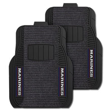 Load image into Gallery viewer, U.S. Marines 2-pc Deluxe Car Mat Set