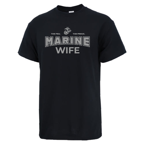 Marines Wife T-Shirt (Black)