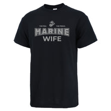 Load image into Gallery viewer, Marines Wife T-Shirt (Black)