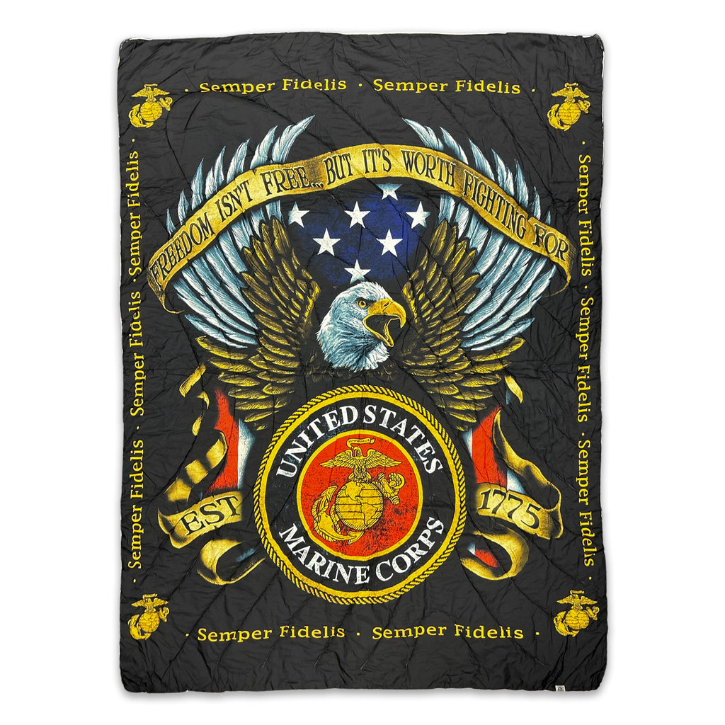 Marines Puffy Blanket