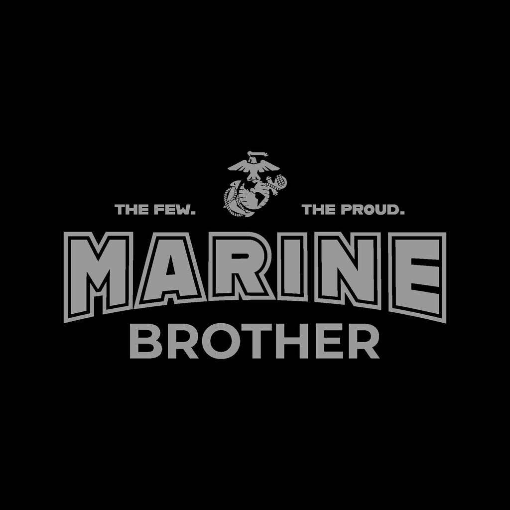 Marines Youth Brother T-Shirt (Black)